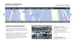 Desktop Screenshot of koldinglystbaadehavn.dk